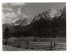 Vintage photo Lautersee Mittenwald Bavaria around 1930 signed Georg Fiedler Gera
