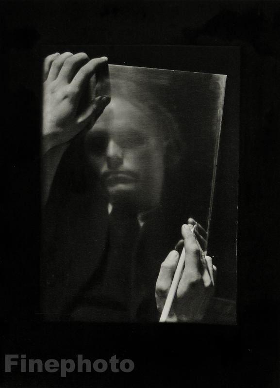 1955 JOSEF SUDEK Vintage Czech Photo Gravure ~ VACLAV SIVCO Surreal Portrait Art