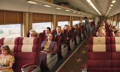 Photo Art Print of a Coach Car on the Baltimore and Ohio’s Columbian in 1949