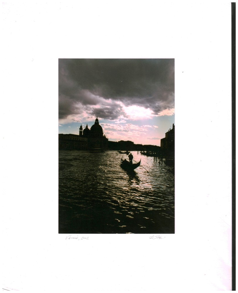 Mounted Photograph A Night in Venice 4×6″ Mounted to 8×10″