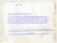Karel Ancerl Conductor Opera Photo Photo 1958 21x16cm