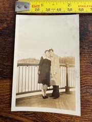 Set of 4 Original Vintage Family Snapshot Photographs 1930s–1940s Ephemera