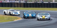 Ford GT40 & Porsche 910 Vintage Classic Race Cars Photo CA-2849