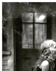 Girls Kissing on Stoop Photo Art Print, Vintage photography 8X10 Inches