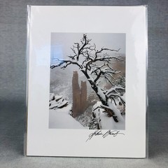 Art Photography Canyon de Chelly JANUARY SNOWSTORM Spider Rock Alain Briot Signd