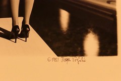 PHOTOGRAPH SIGNED BLACK AND WHITE IMAGE 1981 FASHION JOSEPH VIRGILIO
