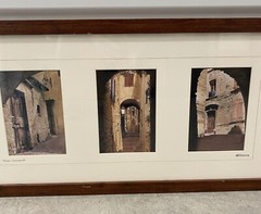Robert Martin high art hand painted photograph Tuscany Alleyways #1 mint