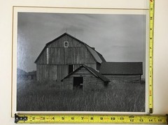 Vintage Photograph «Abandoned Farm» Old Barn Signed 13.5″X10.5″ Original