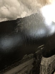 Robert Werling Signed Black & White Photograph «Thunderstorm – Canada» 24×20