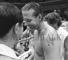 Mickey Rourke Fight in Tokyo Original photograph from the archive of Charlier