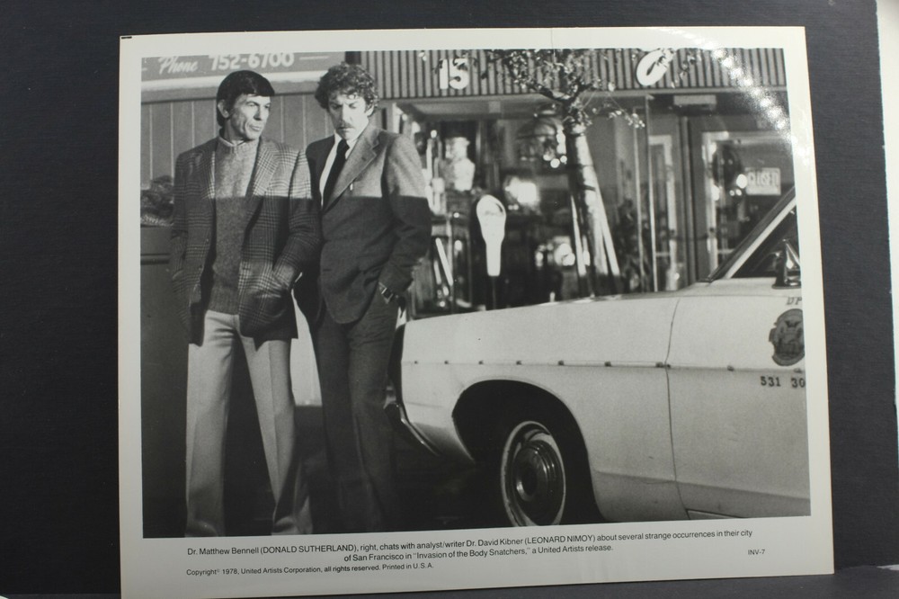 Leonard Nimoy Donald Sutherland Invasion Body Snatchers-8×10″ Photo Print L1346G