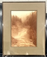 VTG William Plante SIGNED Ltd Ed WILDERNESS CREEK 16 x 20 1976 Framed Print
