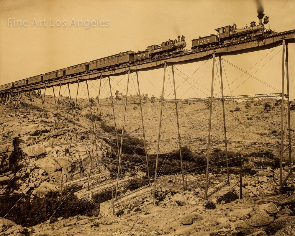 William Henry Jackson Photo, Dale Creek Bridge, 1870s