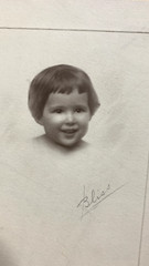Photogenic Baby. Bliss Studios. Elmwood Ave. Cor. Potomac. 7.5 in. x 5.5 in.