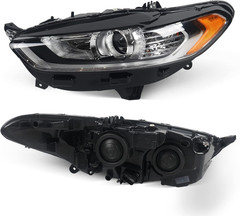 for Ford Fusion Headlight Assembly 2013 2014 2015 2016 Halogen Projector Headlam