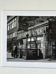 Signed Carolyn Schaefer NYC Photo 2001 Greenwich Village Framed 13×12