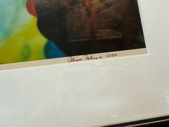 Toilygraph Matted Print Eve By Adrian Rodriguez 1994 Signed Abstract Photography