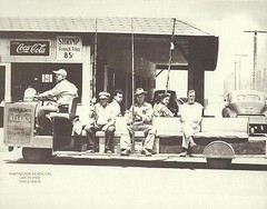 HUNTINGTON BEACH Surf City PIER CAR 1950’s COCA COLA AD Photo Print 1355 11″x14″