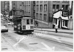 Photo USA San Francisco Cable Car Powell Market Streetcar 1960s