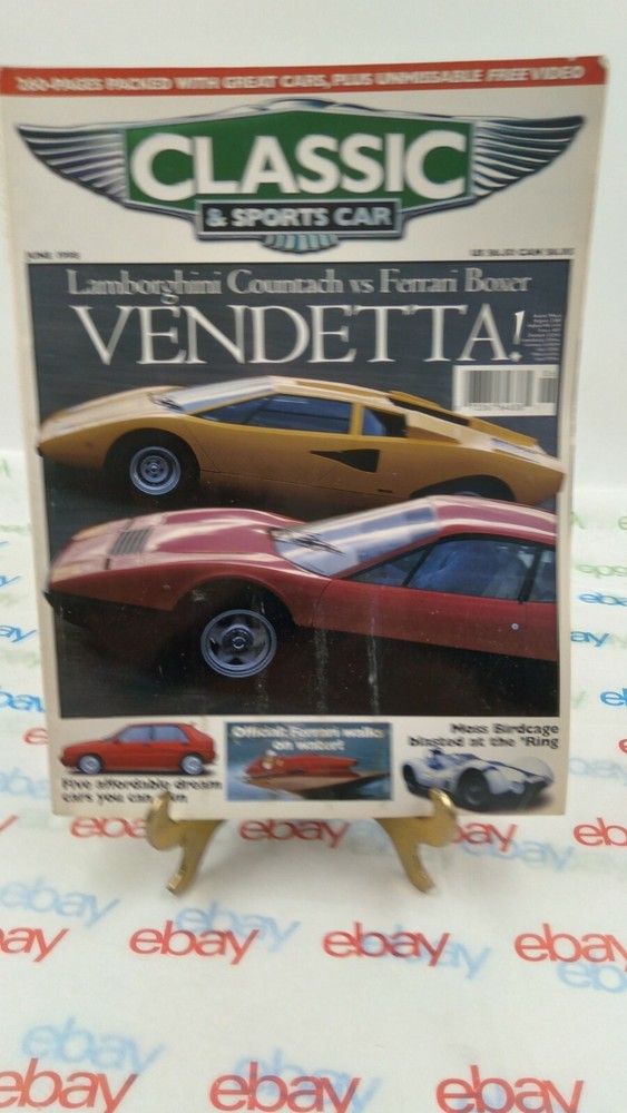 Classic And Sportscar Magazine JUNE. 1998