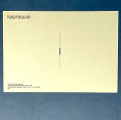 Richard Wagner, German Composer – Fotofolio Art Photo Print Card 4.25”x6”