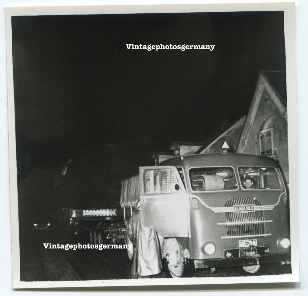 K9536 Photo 1950s Truck Kaelble Heavy Transport Deutsche Bahn Demag