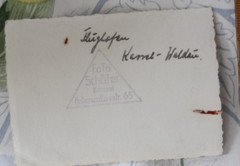Photo 1943 Kassel Waldau Airport Aviator Aircraft WWII Military Soldier Vintage Bra