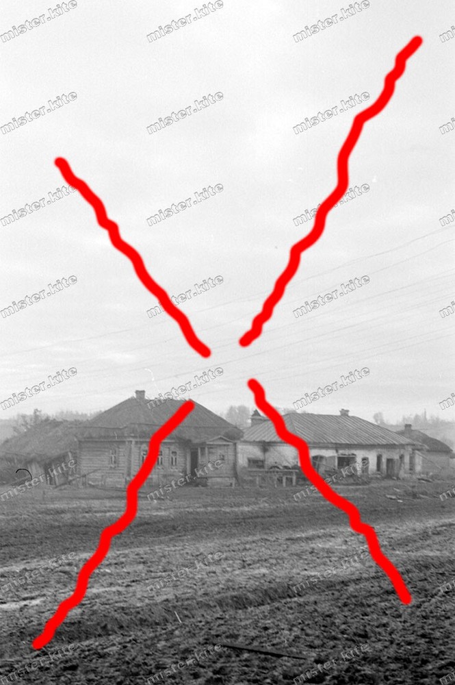 Negative-Tarutino-Kaluga-Russia-34th Inf. Div-Medical Company-Village-1941-123