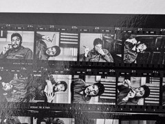 Ernesto «Che» Guevara Contact Sheet by René Burri – Signed Print
