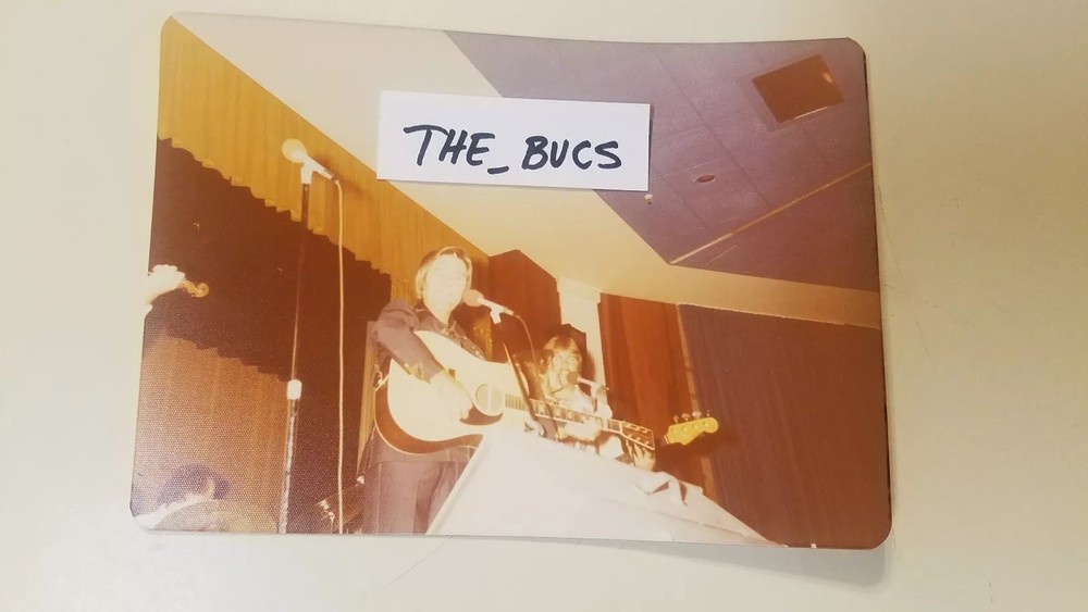 VERY RARE 1970 GEORGE JONES BAND ORIGINAL PHOTOGRAPH PHOTO KODAK GUITAR LIFE