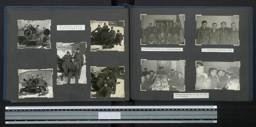 Photo Album with 161 Photographs, NVA Soldier, GDR, NVA Flak, Soldier Life, Unifor