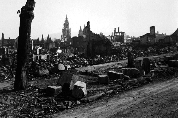 New World War II Photo: Devastation of War in Heilbronn, Germany – 6 Sizes!