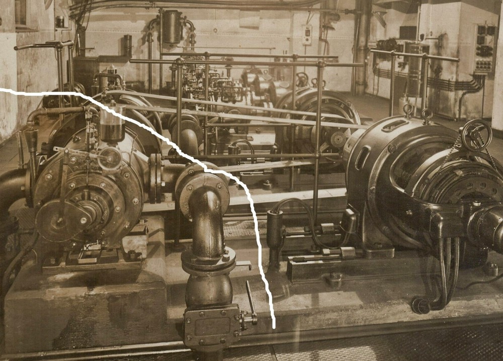 21x15cm Vintage Barite Photo Joseph Paul Böhm c1910 Industrial Factory Munich C