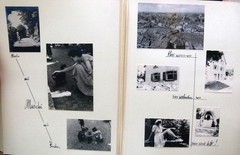 Old Photo Album from 1953, Switzerland Travel, Cars, Tram, Technology, Zurich, Freiburg