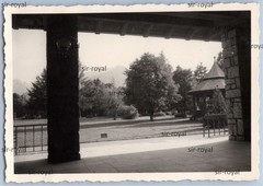 Oberstdorf 1930s Kurpark Photo 9x6cm