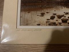 Pair Signed Photos Deer Isle & Mt Katahdin Maine Photographer Terrill S Lester