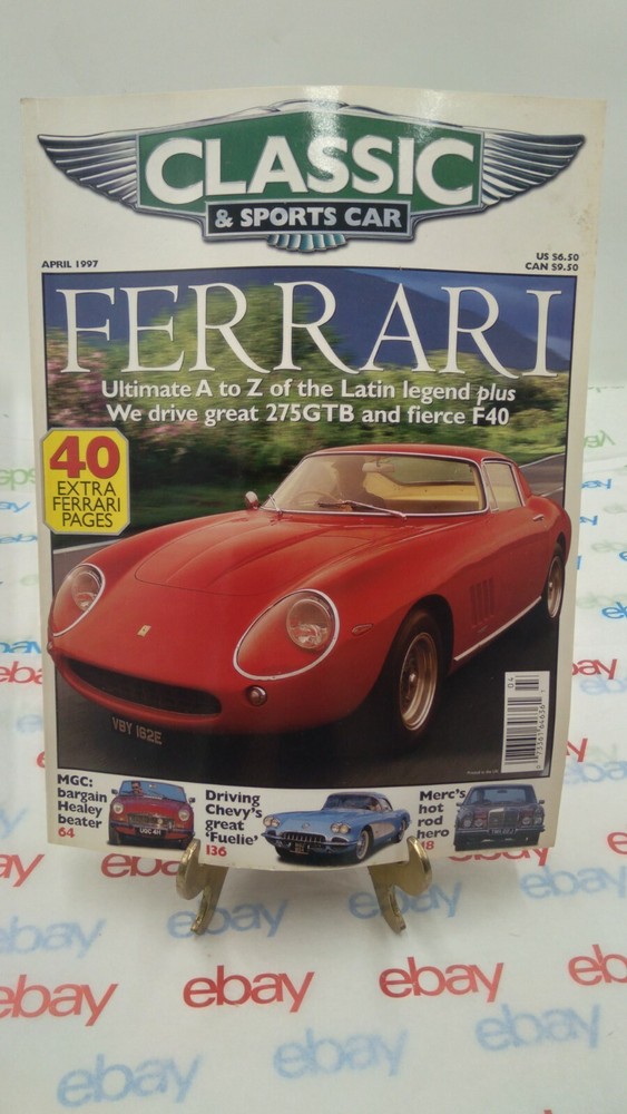 Classic And Sportscar Magazine APRIL 1997 Ferrari SPECIAL ISSUE