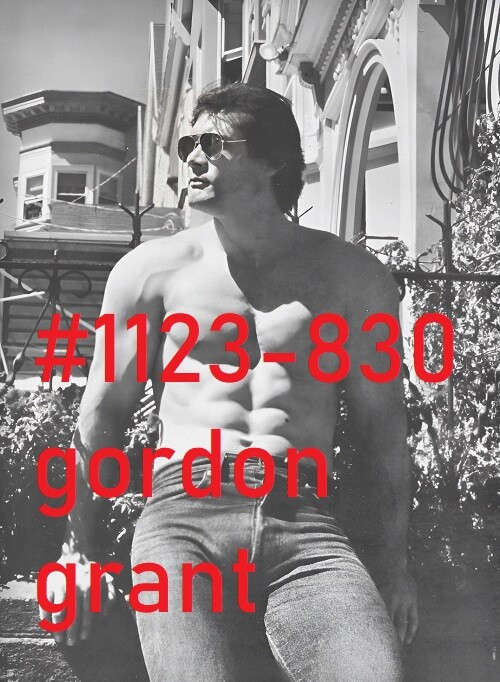 VINTAGE MALE PORTRAIT #1123-830 -gordon grant 1977 -free shipping in usa
