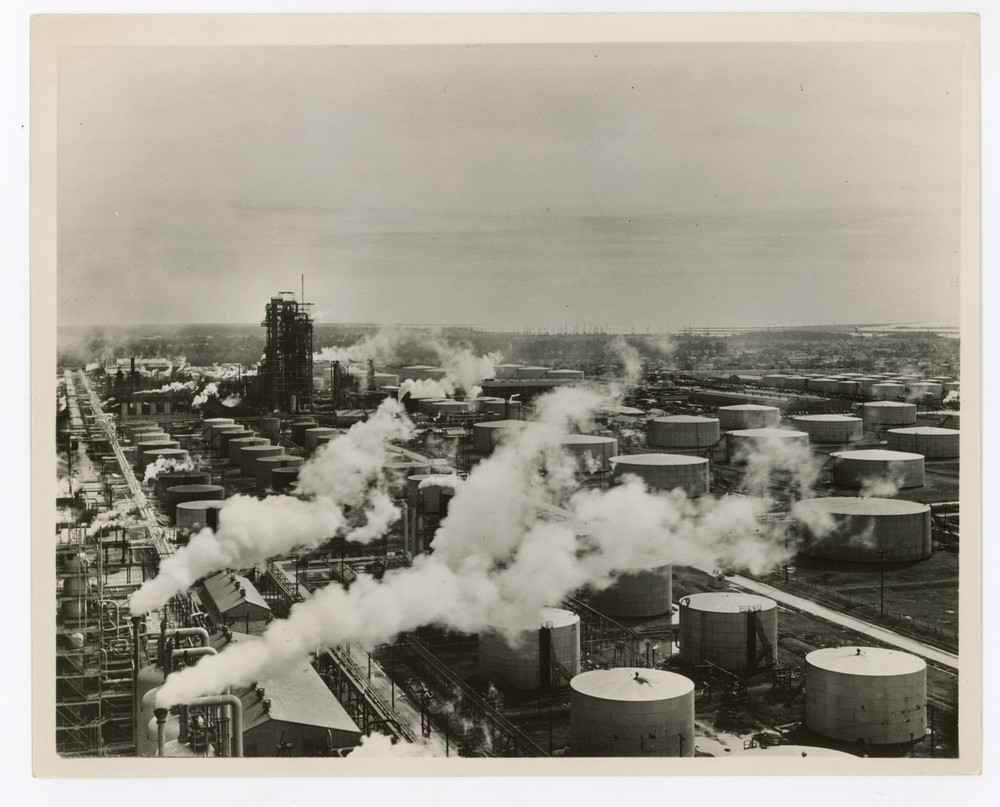 Original Russell Lee Photo Oil Refinery Baytown Texas