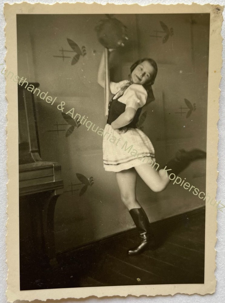 orig. Photo Circa 1930 Young Pretty Woman Girl Art Dance Dancer Ballet