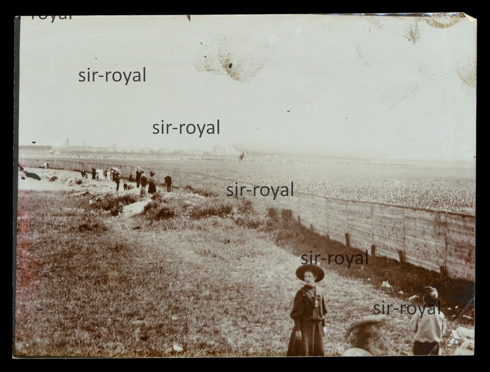 Frankfurt Main 1909 – International Air Navigation Exhibition – Photo 12x10cm