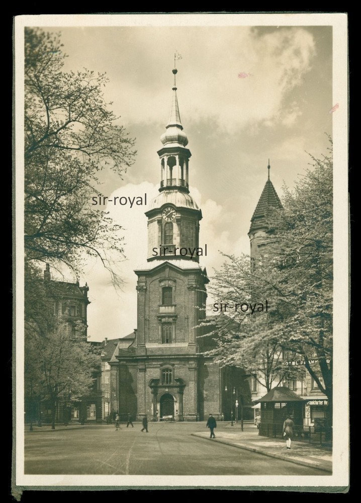Hamburg St. Georg um 1930 – Dreieinigkeitskirche – Foto 11x15cm