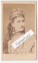 CdV photo actress Friederike Bognár around 1870! (F1702