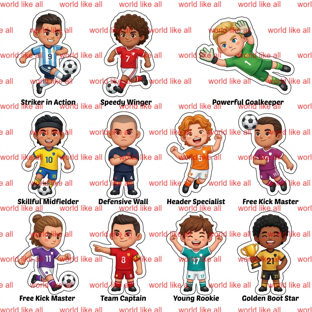 Sports Sticker Mega Bundle for Kids | Cute 3D Cartoon 4k digital