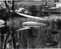 Vintage Brett Weston signed- «Sierra Lake»- 1977- Gelatin Silver Print