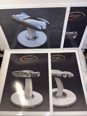Art By Lazze Ferrari Inspired Sculpture Art Photo Lot (4) Very Rare!