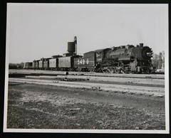 549 Locomotive Chicago & Illinois 8×10 Photograph Vtg 50s C&IM Railway Railroad