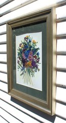 Original Fine Art Photography Still Life Flowers signed «Susan» Matted & Framed