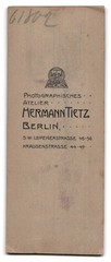 Photography Hermann Tietz, Berlin, Leipzigerstr. 46-50, portrait beautiful young