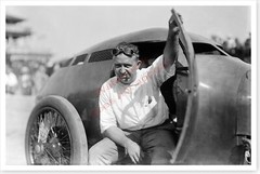 Pioneer Racing Race Car Driver Barney Oldfield Circa 1917 Silver Halide Photo